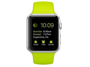 蘋(píng)果 Apple Watch Sport 智能手表 綠色38毫米表殼款產(chǎn)品圖片賞析